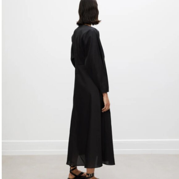RÓHE Leonore Black Dress Size EU 42 Size US 10/12 - Picture 3 of 8